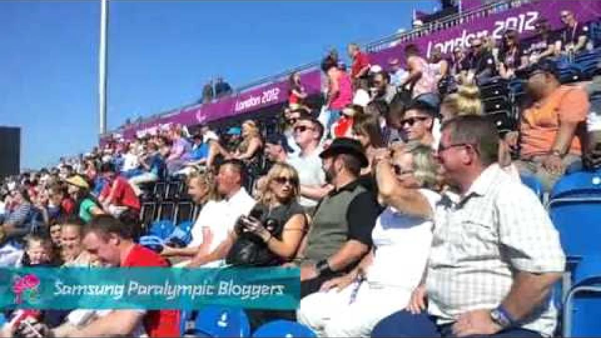 GB Fans support Andy Lapthorne & Peter Norfolk in Gold Medal Match