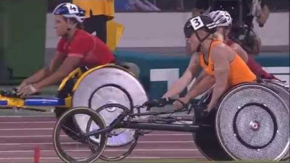 Women's 800m T54 | heat 2 |  2015 IPC Athletics World Championships Doha