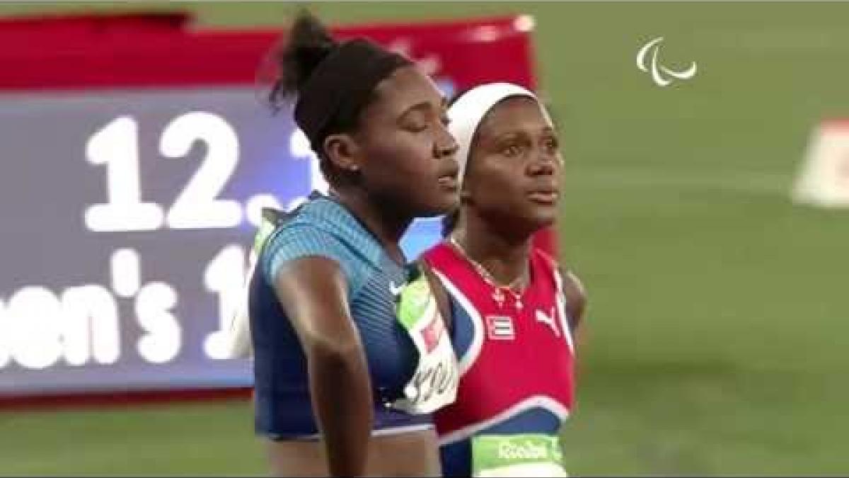 Athletics | Women's 100m - T47 Round 1 heat 2 | Rio 2016 Paralympic Games